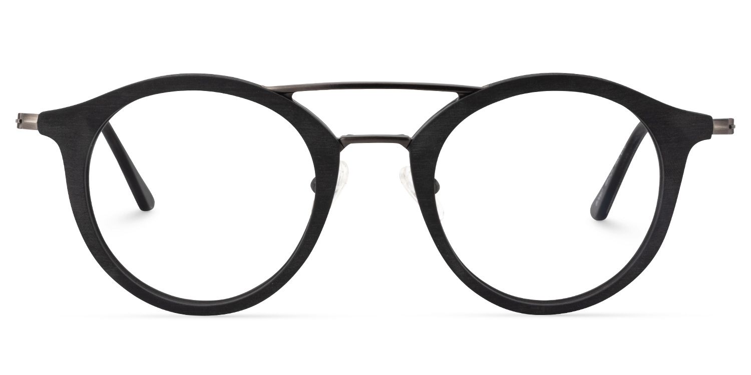 Aviator Black Glasses | Zeelool Glasses0