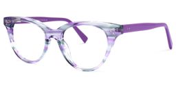 Fuentes Cateye Purple Glasses1