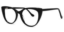 Cadieux Cateye Black Glasses1