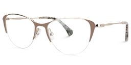 Cleanthe Cat Eye Dusty-Pink Glasses1