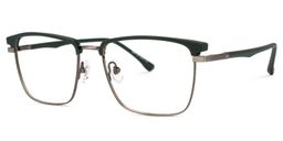 Kierriah Browline Dark-Green Glasses1
