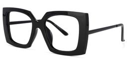 Landen Square Black Glasses1