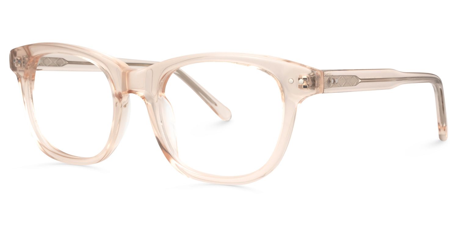 Square Beige Glasses | Zeelool Glasses1
