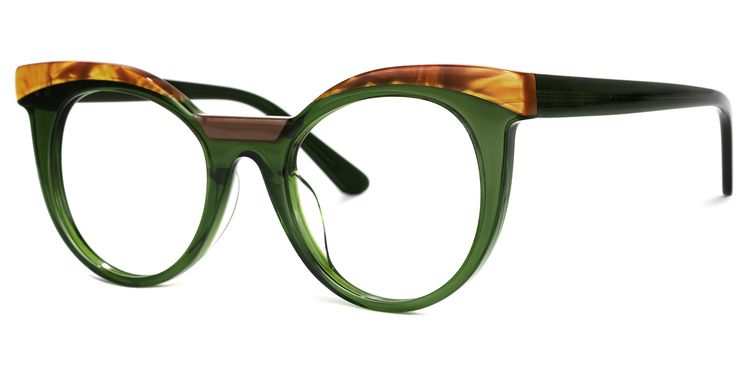 Lismary Cateye Green Glasses
