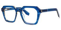 Fullen Square Blue Glasses1