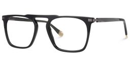 Dave Square Black Glasses 2