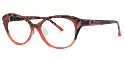 Doherty Cat Eye Red Glasses2