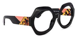 Geoffrey Geometric Black Glasses2