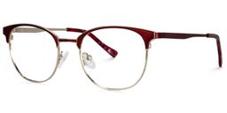 Laurinda Browline Red Glasses2