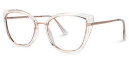 Montalvo Cateye Clear Glasses1