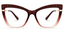 Carjohn Cateye Red Glasses0