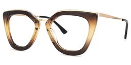 Nandan Cateye Brown Glasses1