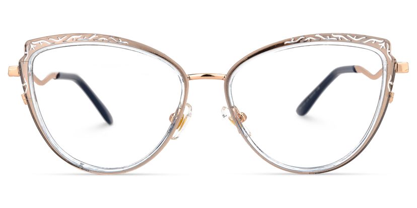 Arceiba Cateye Light-Gold Glasses