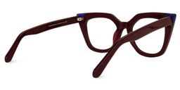 Debnath Cateye Dark-Red Glasses3