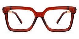 Andino Square Red Glasses0