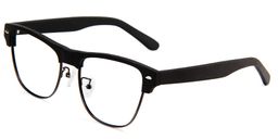 Letitia Browline Black Glasses3