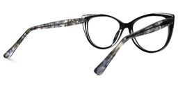 Maricella Cateye Black Glasses3