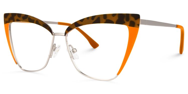 Luperon Cateye Earthy-Yellow Glasses