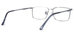 Tyrone Rectangle Silver Glasses3