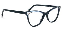 Eaton Cateye Dark-Green Glasses1