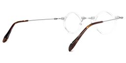 Malaj Geometric Clear Glasses3