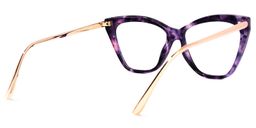 Huggins Cateye Purple-Tortoise Glasses3