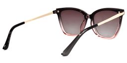 Tranika Cateye Black-Pink Glasses4