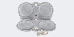 Portable Silver Leather Eyeglasses Bag2