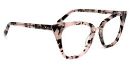 Martha Cat Eye Pink Floral Glasses2