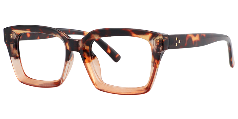Rectangle Tortoise Reading Glasses | Zeelool Reading Glasses2