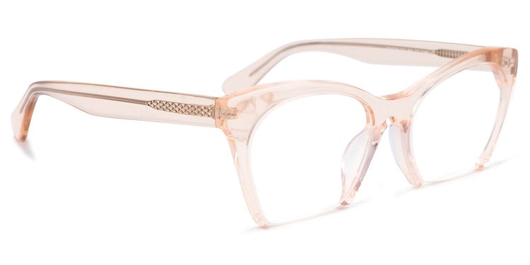 Christine Cat Eye Orange Glasses