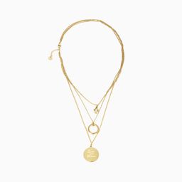 Vintage Pendant Type Gold Necklace2