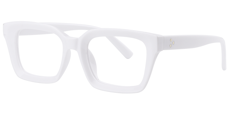 Rectangle White Reading Glasses | Zeelool Reading Glasses2