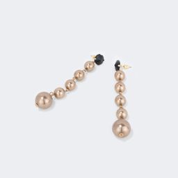 Stylish Pearl Light-Purple Earrings0