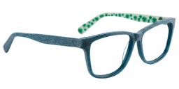 Arlen Rectangle Cyan Glasses3
