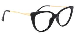 Marcus Cateye Black Glasses2