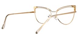 Dieppa Cateye White Glasses3