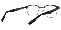 Shonia Browline Gray Glasses3