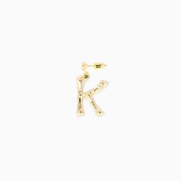 Stylish Letter K Gold Earrings2