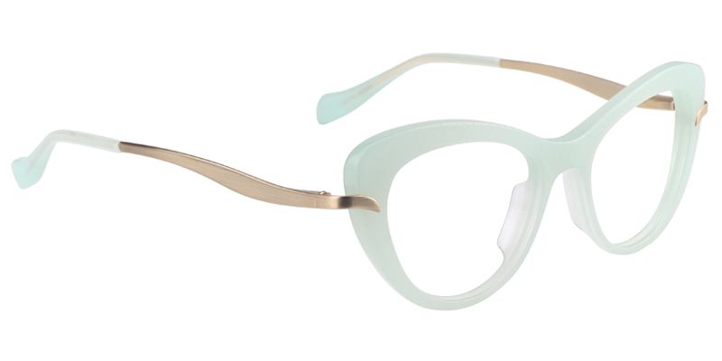Cateye Light Green Glasses | Zeelool Eyeglasses3