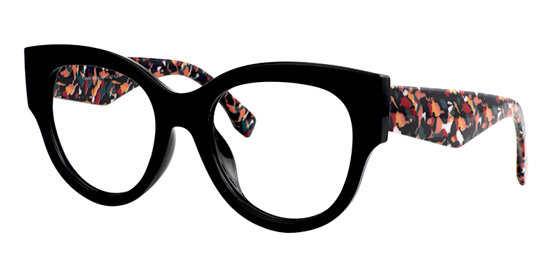 Round Black Eyeglasses2