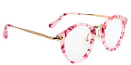 Fern Round Pink Tortoise Glasses2