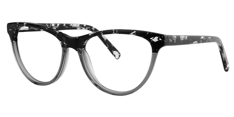 Round Black-Clear Glasses | Zeelool Eyeglasses2