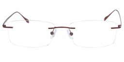Marie Rectangle Titanium Glasses0