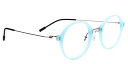 Olga Round Light Blue Glasses3