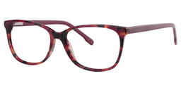 Belinda Rectangle Red Floral Glasses2