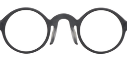 Alexis Round Black Glasses2