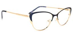 Donald Cat Eye Dark-Blue Glasses2