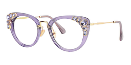 Nicola Cat Eye Purple Glasses2