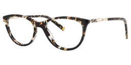 Ernestine Cateye Tortoise&Clear Glasses2